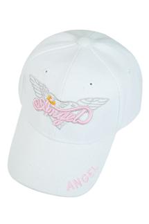 Infants Angel Baseball Cap-H1034-WHITE