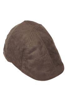 Faux Suede Duckbill Ivy Hat-H1808-BROWN