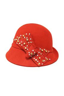 Winter Cloche Hat-H231-Red