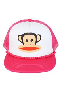 Kids Officially Licensed Paul Frank Mesh Snapback Hat-H885-PINK