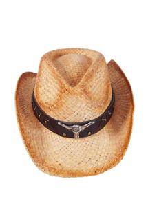 Kids Bull Medallion Cowboy Hat-H966