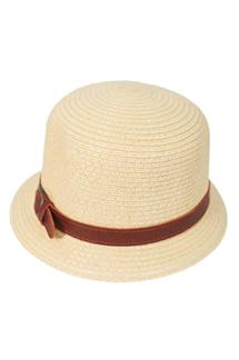Buckle Cloche Hat-H973-NATURAL