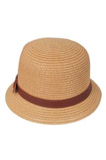 Buckle Cloche Hat-H973-TAN