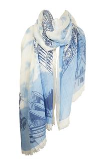 World Iconic Buildings Print Scarf-S872